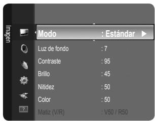 SAMSUNG LE32B350F1W - Visualización de los menús - 1