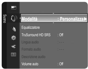 SAMSUNG LE32B350F1W - ☐ Formato audio → MPEG / Dolby Digital (solo canale digitale) - 1