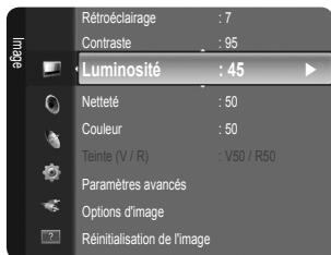 SAMSUNG LE32B350F1W - Réglage de la Luminosité sur 80 - 3