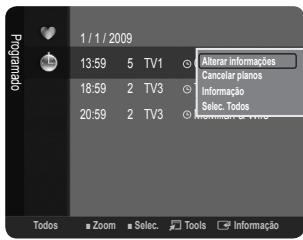 SAMSUNG LE32B350F1W - ■ Ordenar (apenas canais analógicos) - 1