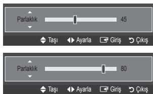 SAMSUNG LE32B350F1W - - Parlaklık özelliğini 80 olarak ayarlama - 2