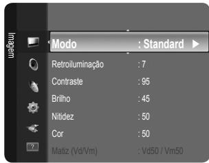 SAMSUNG LE32B350F1W - Configurar o menu Imagem - 1