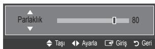 SAMSUNG LE32B450 - - Parlaklığı 80 olarak ayarlama - 3