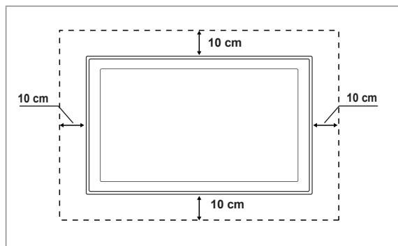 SAMSUNG LE32B450 - Securing the Installation Space - 2