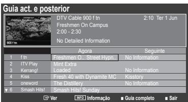 SAMSUNG LE32B450 - Utilizar o Guia act. e posterior / Guia completo - 1