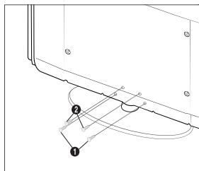 SAMSUNG LE32B450 - Installing the Stand - 2