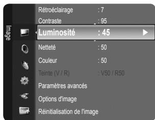 SAMSUNG LE32B450 - Réglage de la luminosité sur 80 - 3