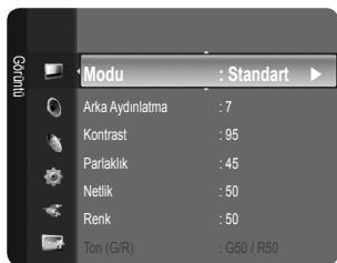 SAMSUNG LE32B450C4W - Arka Aydınlatma / Kontrast / Parlaklık / Netlik / Renk / Ton (G/R) - 1