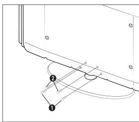 SAMSUNG LE32B450C4W - De standaard bevestigen - 2
