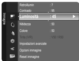 SAMSUNG LE32B450C4W - ■ Regolazione della luminosità a 80 - 3