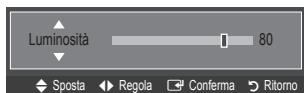 SAMSUNG LE32B450C4W - ■ Regolazione della luminosità a 80 - 5