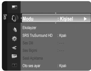 SAMSUNG LE32B450C4W - □ Ses Biçimi → MPEG / Dolby dijital (yalnızca dijital kanallar) - 1