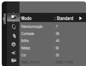 SAMSUNG LE32B450C4W - Ajustar o brilho para 80 - 1
