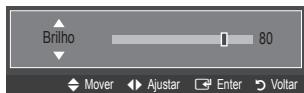 SAMSUNG LE32B450C4W - Ajustar o brilho para 80 - 5