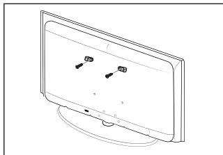 SAMSUNG LE32B450C4W - Per evitare una eventuale caduta del televisore: - 2