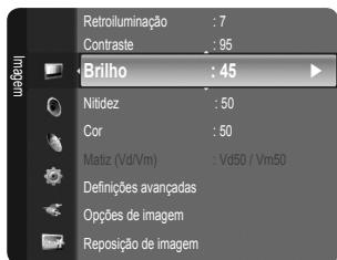 SAMSUNG LE32B450C4W - Ajustar o brilho para 80 - 3