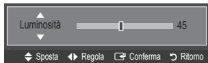 SAMSUNG LE32B450C4W - ■ Regolazione della luminosità a 80 - 4