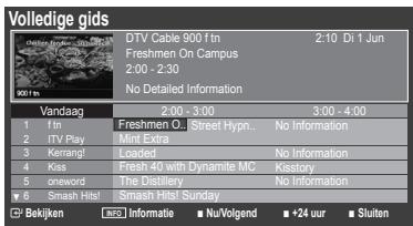 Volledige gids DTV Cable 900 ftn 2:10_Di 1 Jun Freshmen On Campus 2:00 - 2:30 No Detailed Information Vandaag 2:00 - 3:00 3:00 - 4:00 f tn Freshmen O...Street Hypn... No Information ITV Play Mint Extra Kerrang! Loaded No Information Kiss Fresh 40 with Dynamite MC Kagstry awreword The Distillery No Information Smash Hitel Smash Hitel Sunday Bakijken REO Informatie Nu/Volgend +24 uur Sluiten