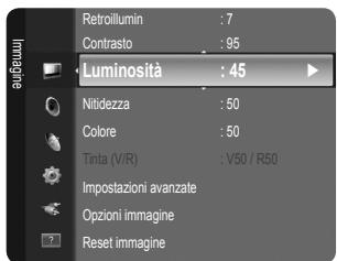SAMSUNG LE32B460 - ■ Regolazione del valore Luminosità su 80 - 3