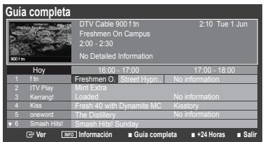 SAMSUNG LE32B460 - Uso de Guía actual y próxima / Guía completa - 2