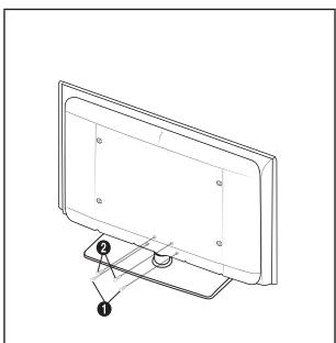 SAMSUNG LE32B460 - De standaard bevestigen - 2
