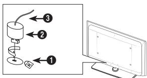 SAMSUNG LE32B460 - Hırsıza Karşı Kensington Kilidini Kullanma - 1