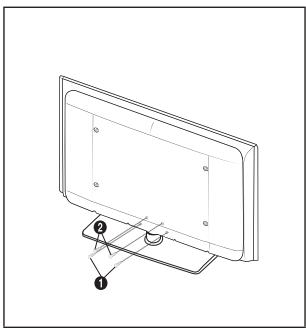 SAMSUNG LE32B460 - Installazione del piedistallo - 2