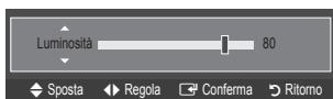 SAMSUNG LE32B460 - ■ Regolazione del valore Luminosità su 80 - 5