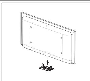 SAMSUNG LE32B460 - Anbringen der Wandhalterung - 2