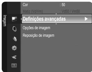 SAMSUNG LE32B460 - □ Definições avançadas - 1