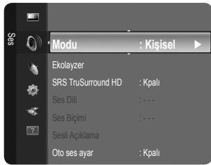 SAMSUNG LE32B460 - □ Ses Biçimi→ MPEG / Dolby dijital (yalnızca dijital kanallar) - 1