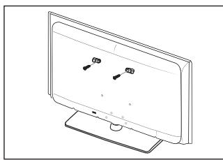 SAMSUNG LE32B530P7W - Per evitare una eventuale caduta del televisore: - 2