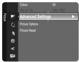 SAMSUNG LE32B530P7W - Menu Liste des chaînes Option (in Programmé) - 8