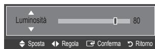 SAMSUNG LE32B530P7W - ■ Regolazione della luminosità a 80 - 5
