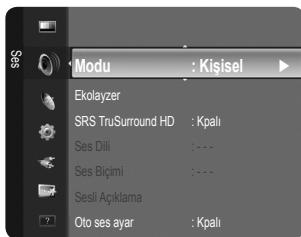 SAMSUNG LE32B530P7W - □ Sesli Açıklama (yalnızca dijital kanallar) - 1