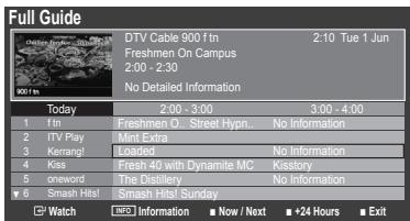 SAMSUNG LE32B530P7W - Analogue Channel - 1
