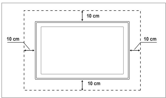 SAMSUNG LE32B530P7W - Seguridad en el espacio de instalación - 2