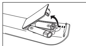 SAMSUNG LE32B530P7W - Installing Batteries in the Remote Control - 1