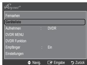 SAMSUNG LE32B530P7W - Wechseln zwischen von Anynet ^+ -Geräten - 1