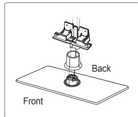 SAMSUNG LE32B530P7W - Installing the Stand - 1