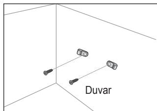 SAMSUNG LE32B551A6W - TV'nin düşmesini önlemek için: - 1