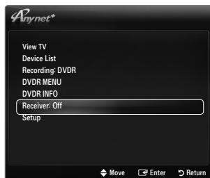 SAMSUNG LE32B551A6W - Listening through a Receiver (Home theatre) - 1