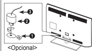 SAMSUNG LE32B551A6W - Montaje de los cables - 2
