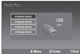 SAMSUNG LE32B551A6W - Priključitev naprave USB - 4