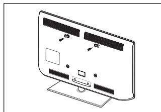 SAMSUNG LE32B551A6W - TV'nin düşmesini önlemek için: - 2
