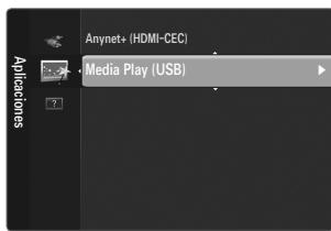 SAMSUNG LE32B551A6W - Utilización del menú Media Play - 1