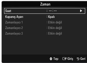 SAMSUNG LE32B551A6W - Saat Ayarı - 2