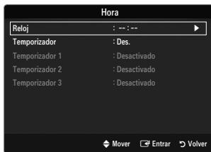 SAMSUNG LE32B551A6W - ■ Modo de reloj - 2