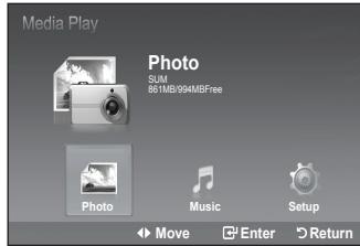 SAMSUNG LE32B551A6W - Priključitev naprave USB - 2