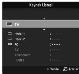 SAMSUNG LE32B551A6W - TV / Harici1 / Harici2 / AV / Parça / PC / HDMI1 / HDMI2 / HDMI3/DVI / HDMI4 - 2
